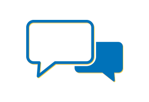 talk bubble icon